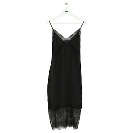 Anine Bing Kleid aus schwarzer Seide XS