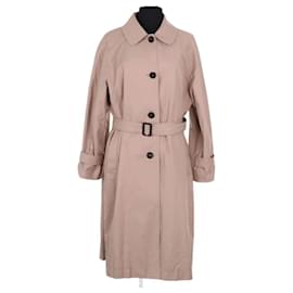 Gabardina Max Mara de algodón beige
