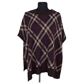 Poncho in lana marrone Eric Bompard