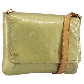 LOUIS VUITTON Monogram Vernis Thompson Street Bag Gris M91008 LV Auth hk3896