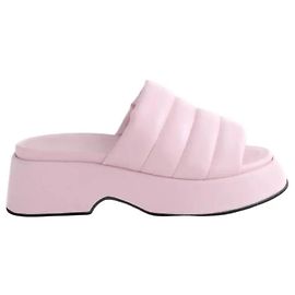 Sandali Ganni in pelle rosa