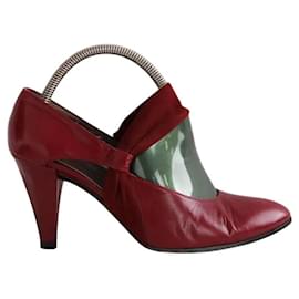 Dior Absatzschuhe aus Leder bordeaux