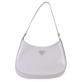 Borsa Cleo Medium in Spazzolato Grigio Prada