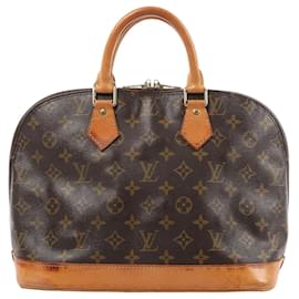 Borsa Louis Vuitton Alma PM in tela Monogram marrone M51130