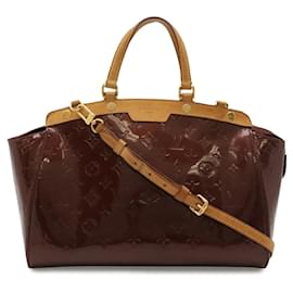Borsa a tracolla Louis Vuitton Monogram Vernis in Rouge Fauviste