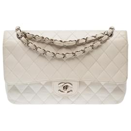 Borsa CHANEL Timeless/Classique in Pelle Bianca - 103719