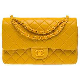 Borsa CHANEL Timeless/Classique in Pelle Gialla - 103743