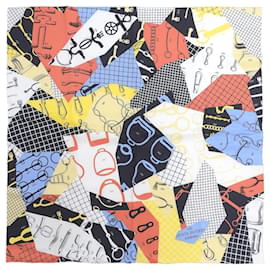 Hermes Carre 70 Les Petit Papier Sciarpa in seta - Hermès