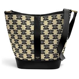 Bolsa de ombro Celine Small Bucket Triomphe - Céline
