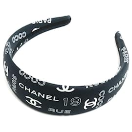 Cerchietto in seta Chanel Coco Mark