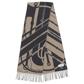 Hermès Hermes Clic Clac Cashmere Fransenstola