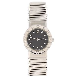 Bulgari Bvlgari Tubogas 11P Large Size BB262TS Stainless Steel Quartz Watch