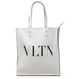 Borsa Valentino in pelle bianca Rockstud VLTN