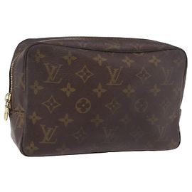 LOUIS VUITTON Monogram Trousse Toilette 23 Clutch Bag M47524 LV Auth ka5155