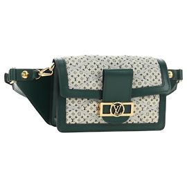 LOUIS VUITTON Monogram Maltage Line Bum Bag Dauphine Green M44724 Auth 189902M