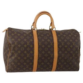 LOUIS VUITTON Bolso Boston Monogram Keepall 50 M41426 LV Auth 189624A