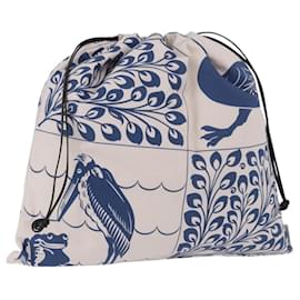 Borsa a coulisse LOEWE William De Morgan Canvas Blue Auth BA14014M