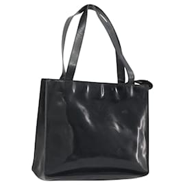 Bolso Tote CHANEL de charol negro CC Auth BA14017