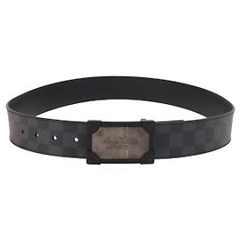 LOUIS VUITTON Damier Grafitte Stateinture NeoTrunk Belt M0184 LV Auth 191603M