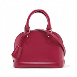 Louis Vuitton Borsa a mano Alma BB in pelle Epi Cherry Red