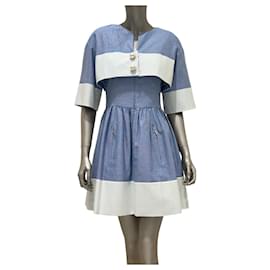 Abito Blu Chanel con Mantella – Collezione Primavera 2013 – Sz. 36 Usato