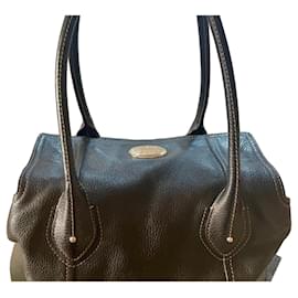 Lancel Borsa in pelle granulata nera