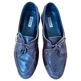 Bally Mocassini in pelle marrone Goodyear Reversa