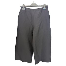 Valentino Bermudas aus Wolle und Seide in Schwarz
