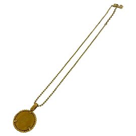 Collana Christian Dior Vintage CD Logo Medal Motif