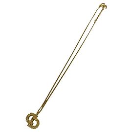 Collana Christian Dior Vintage CD Logo Motif