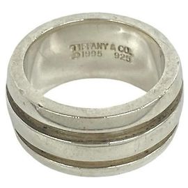 Tiffany & Co Tiffany Vintage Grooved Double Line Ring