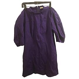 Dorothée Schumacher Violettes Kleid aus Viskose und Polyamid