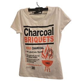 T-Shirt Love Moschino "Charcoal Briquets"