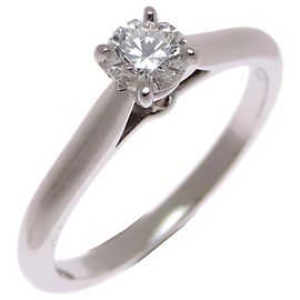 Cartier Platinum 1895 Solitaire Diamond Band Ring