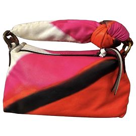 Borsa a tracolla in pelle multicolore Dries Van Noten