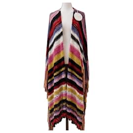 Chloé Cardigan aus Wolle und Kaschmir mit mehrfarbigen Streifen
