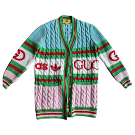 Langer Strickcardigan Gucci x Adidas