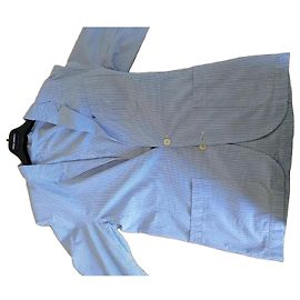 Autre Marque Giacca New Man blu a righe bianche