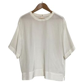 Autre Marque Hochwertige Stretch-Crepe-Bluse
