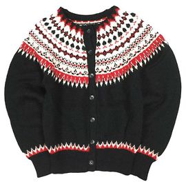 Autre Marque Freada Nordische Wollstrickjacke
