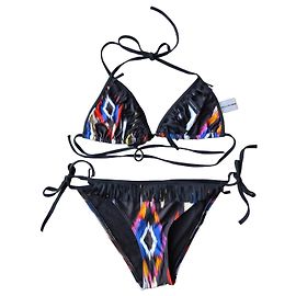 Autre Marque Conjunto Bikini Pamela by Beuman Estampado Abstracto Negro