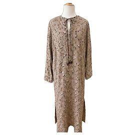 Vestido de algodón estampado "Godi" Nanushka