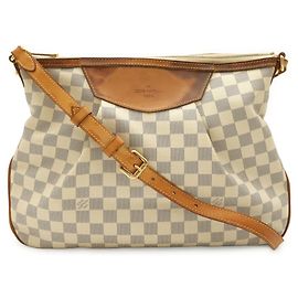 Louis Vuitton Damier Azur Siracusa MM Schultertasche