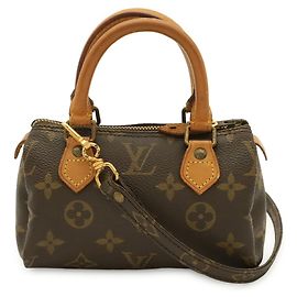 Borsa a mano pochette e borsa a tracolla Louis Vuitton Monogram Mini Speedy