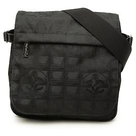Chanel Black New Travel Line Nylon Crossbody