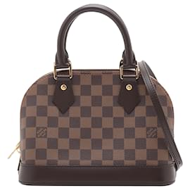 Louis Vuitton Marrone Damier Ebene Alma BB