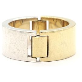 Bottega Veneta Zweifarbiger Ring aus Sterlingsilber