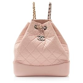 Piccolo zaino Gabrielle in pelle di vitello invecchiata Chanel