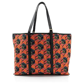 Borsa Tote MCM Cubic Monogram Jacquard