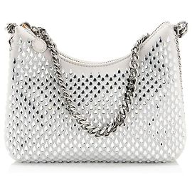 Stella Mc Cartney Borsa a tracolla mini Falabella in raso e cristalli Stella McCartney